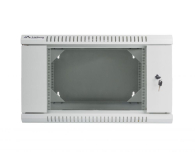 Lanberg Wisząca 19" 6U 600x600mm dwusekcyjna (szara) - 455654 - zdjęcie 2